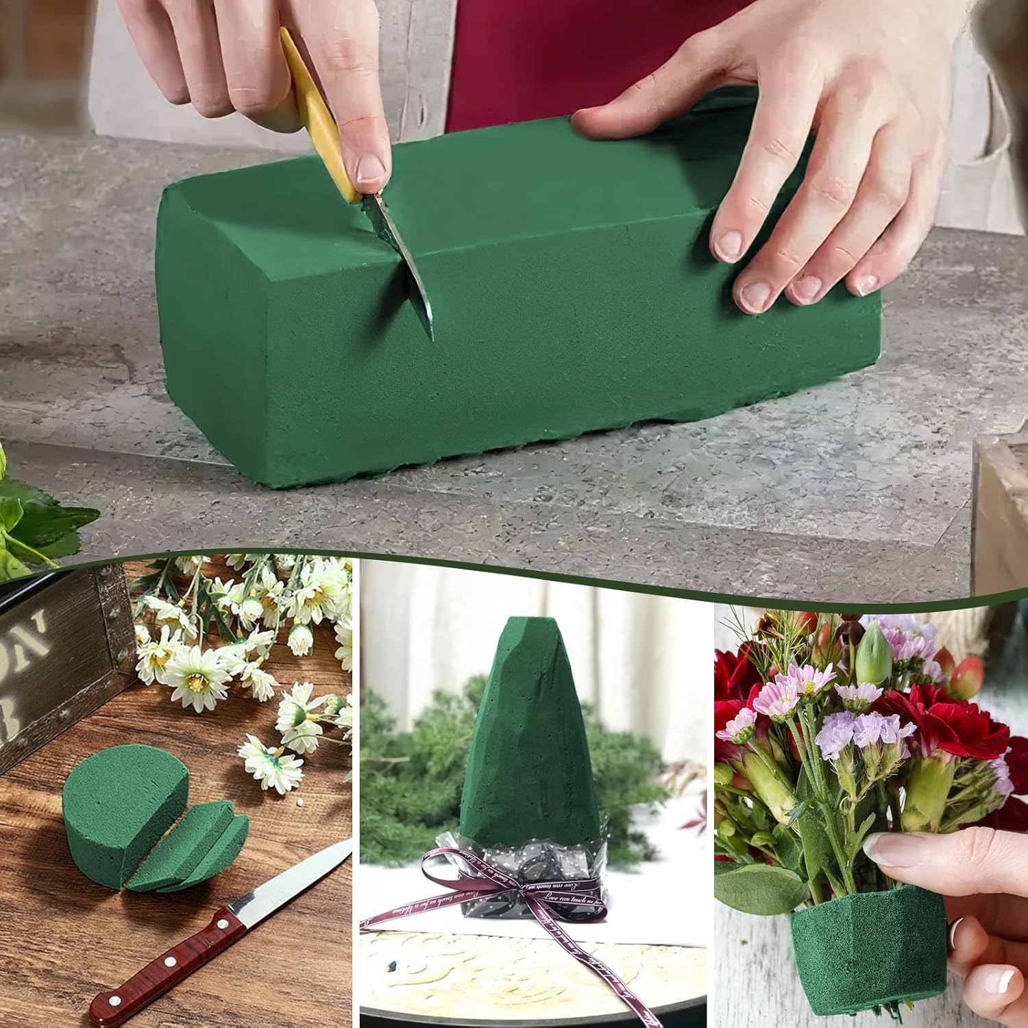 Floral Foam Oasis - Floral Foam Block DIY Flower Arrangement