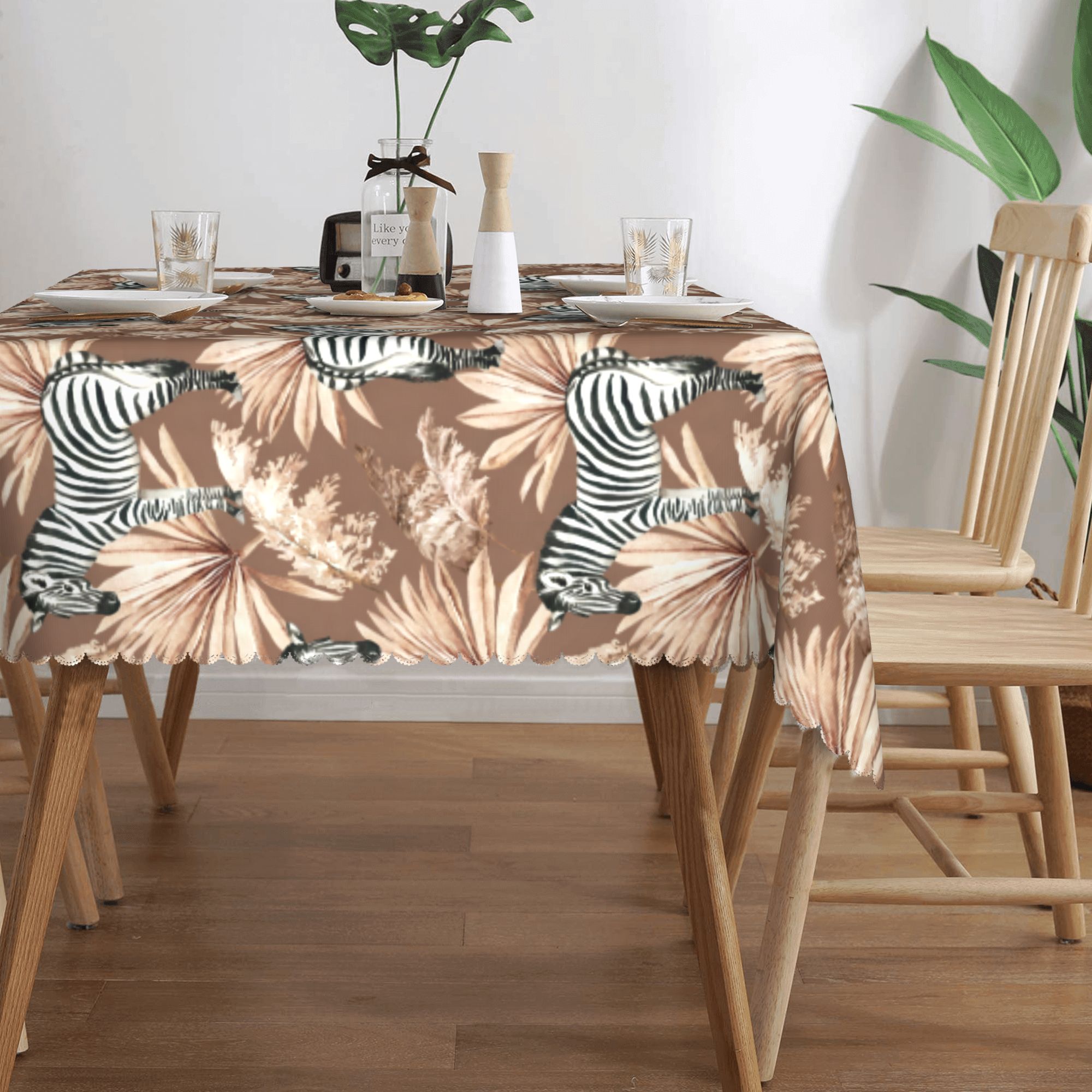 Zebra With Dried Palm Leaves b - Palm Leaf Dried recension och pris
