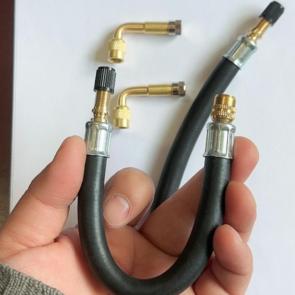 Tire Inflator Hose Extension T - Stem Extender Tube recension och pris