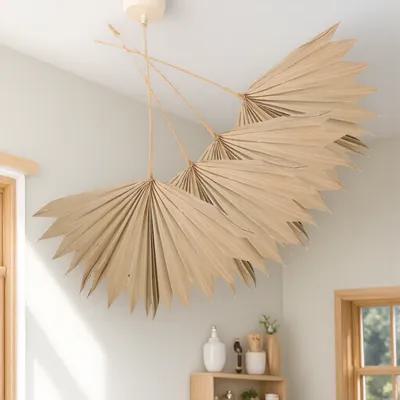 4Pcs Dried Palm Leaves Decorat - Palm Leaf Dried recension och pris