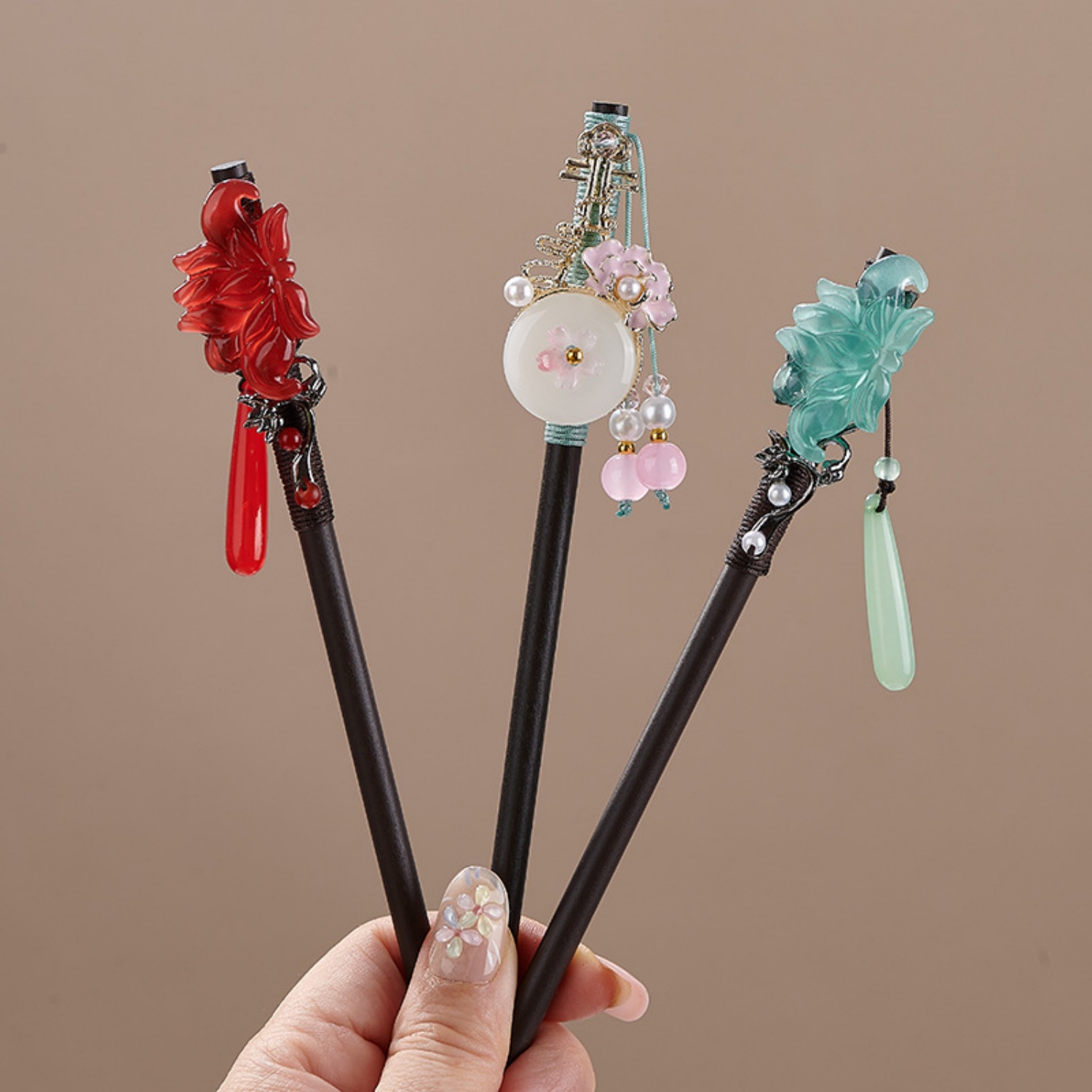Vintage Flower Hairpin For Wom - Florist Supplies recension och pris