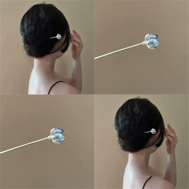 Blue Flower Hairpin, Daily Hai - Florist Supplies recension och pris
