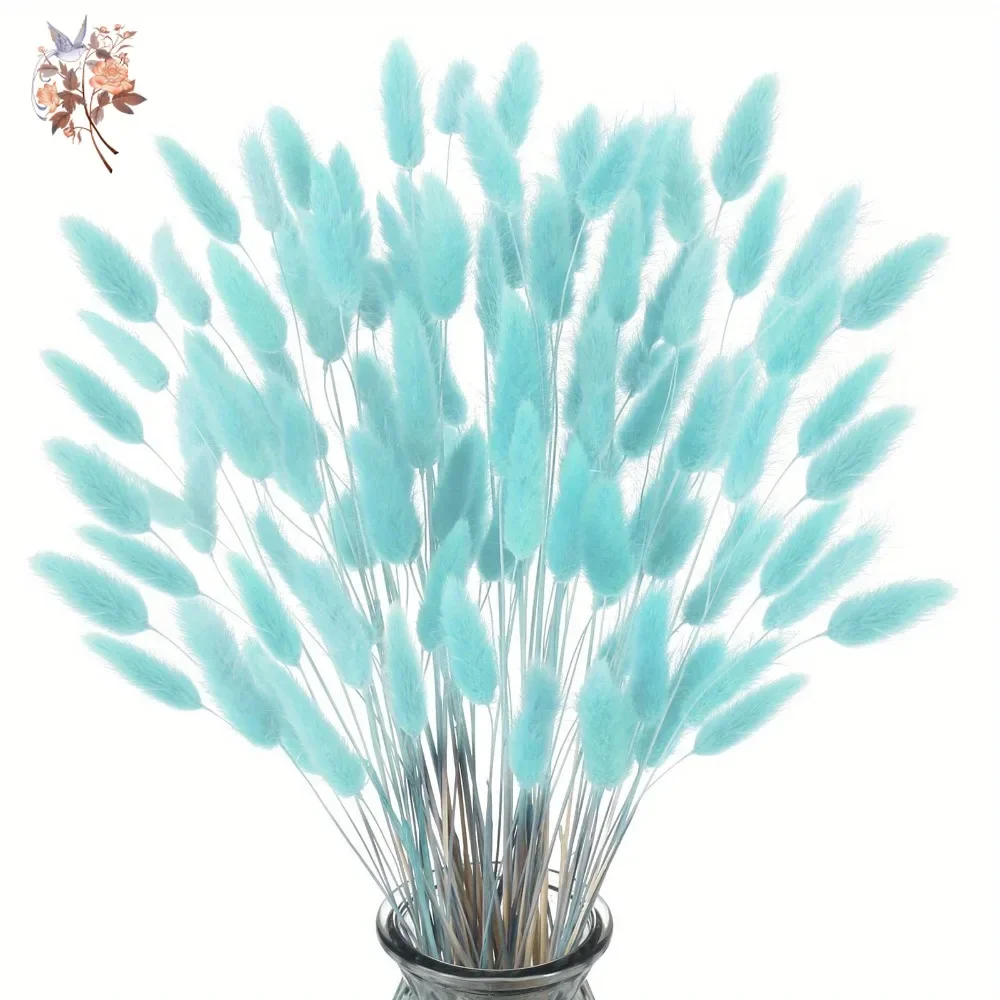 100Pcs Natural Rabbit Tails Gr - Dried Flower Bunch recension och pris