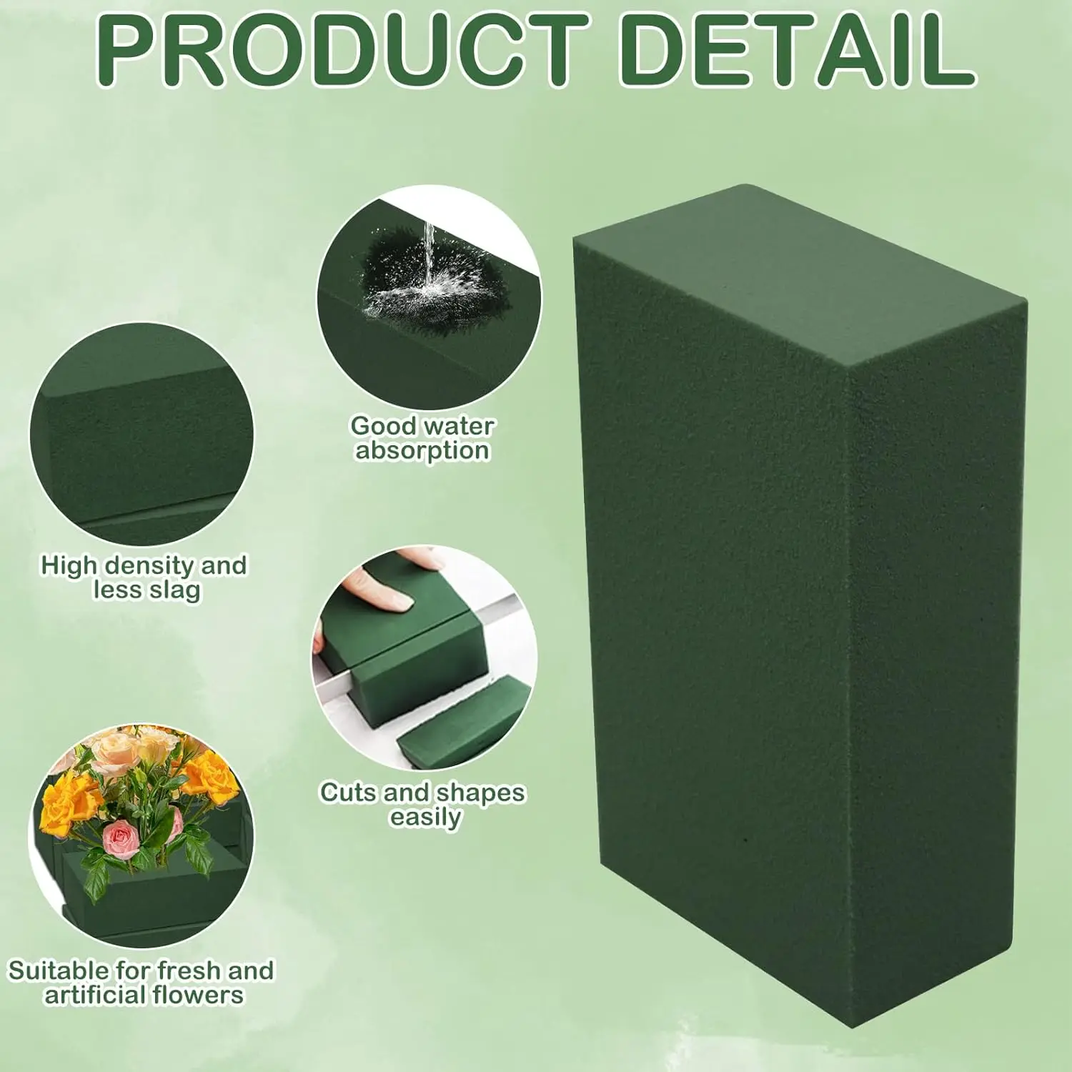 Absorbent Floral Foam Brick Cu - Floral Foam Oasis recension och pris