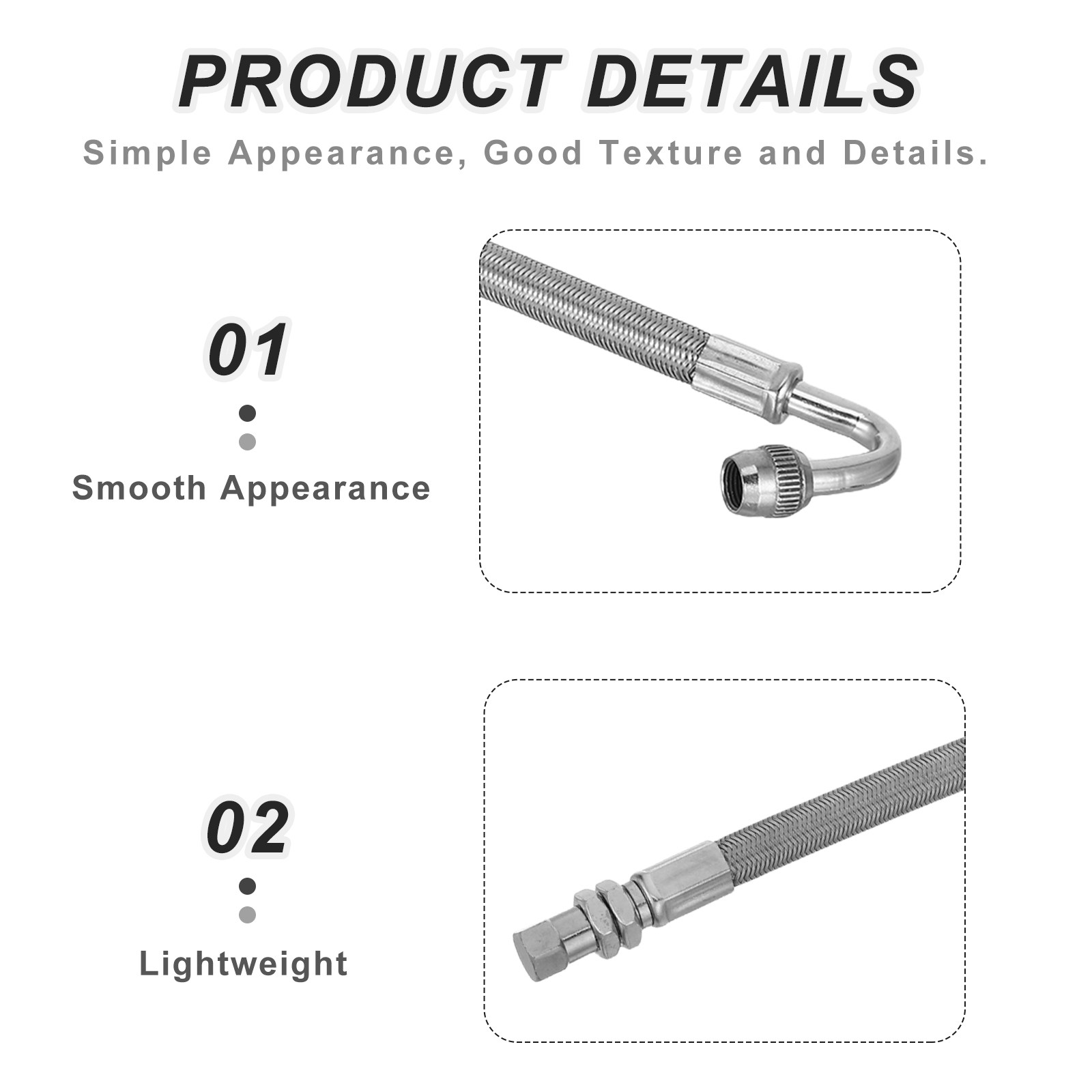 2Pcs Tire Inflation Extension  - Stem Extender Tube recension och pris