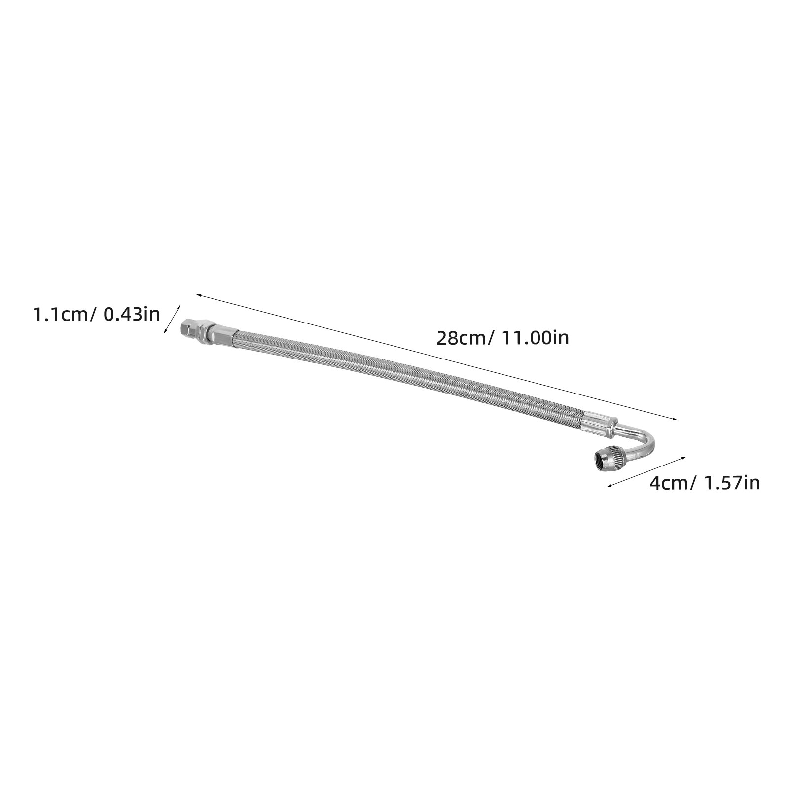2Pcs Tire Inflation Extension  - Stem Extender Tube recension och pris