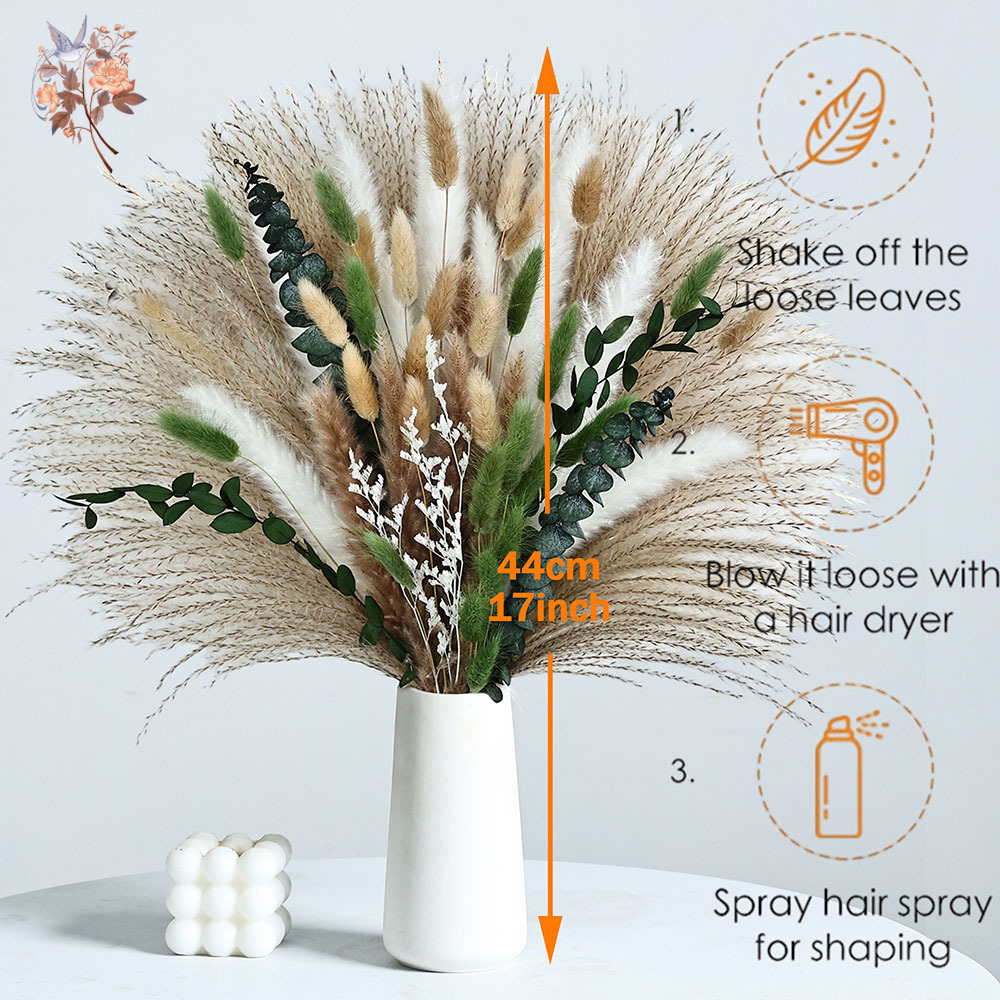 85PCS Natural Dried Flowers Pa - Dried Flower Bunch recension och pris