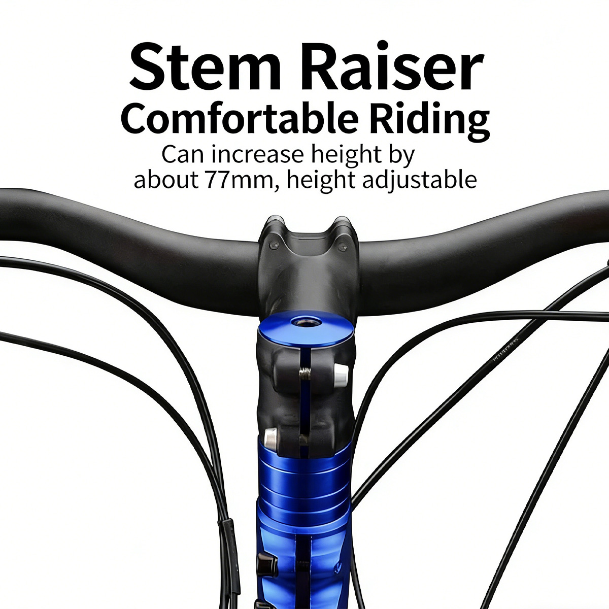 1pc Bicycle Stem Riser Head Tu - Stem Extender Tube recension och pris