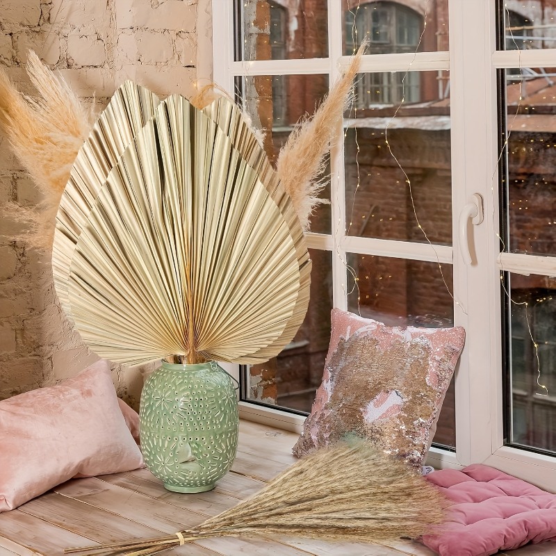 105Pcs Bulk Dried Pampas Grass - Palm Leaf Dried recension och pris