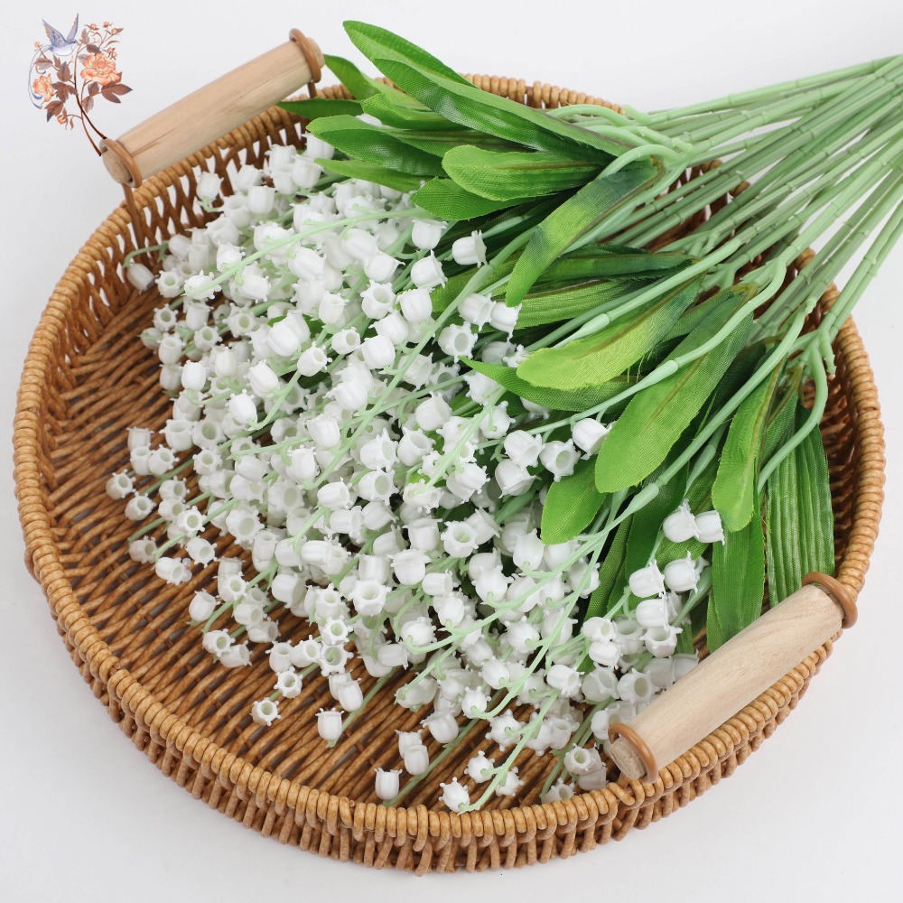 White Lily of The Valley 10Pcs - Dried Flower Bunch recension och pris