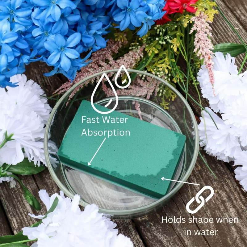 Square Floral Foam Blocks Cutt - Floral Foam Oasis recension och pris